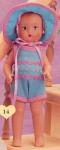 Effanbee - Patsy Tinyette - Sun Suit - Blue - Doll